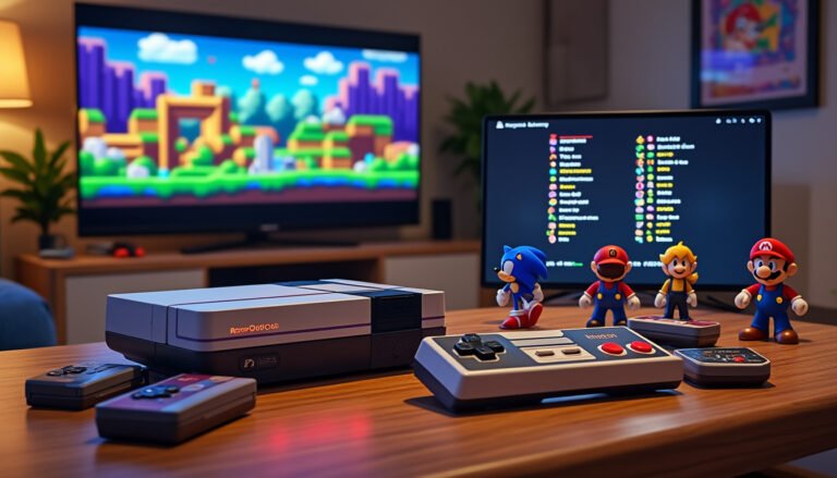 plongez dans l'univers du retrogaming avec notre console exceptionnelle offrant 45 000 jeux emblématiques ! redécouvrez les classiques et revivez vos souvenirs d'enfance tout en profitant d'une expérience de jeu unique. ne manquez pas cette chance de redécouvrir les légendes du jeu vidéo !