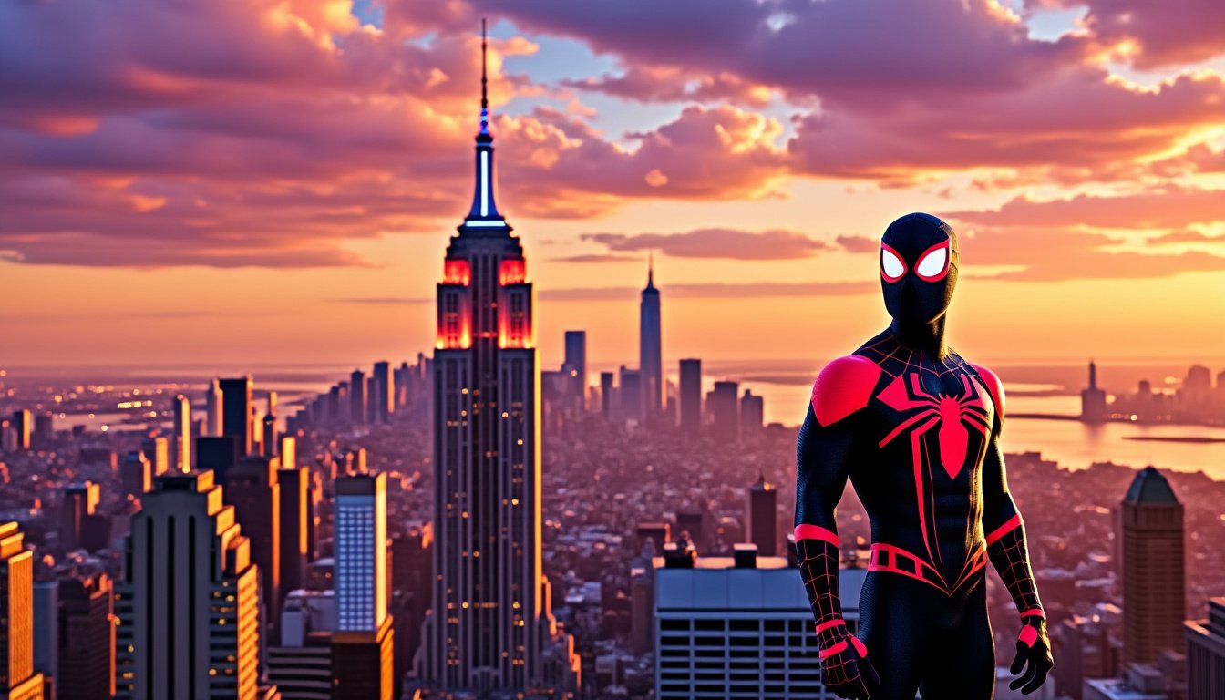 plongez dans l'univers palpitant de 'l'aventure de miles morales' sur ps5, où vous incarnez le nouvel homme-araignée. découvrez des graphismes éblouissants, une histoire captivante et des combats intenses alors que miles lutte pour protéger new york. préparez-vous à vivre une expérience de jeu inoubliable !