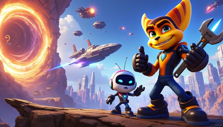 plongez dans l'univers captivant de 'l'aventure interdimensionnelle de ratchet & clank: rift apart' sur ps5. découvrez des mondes parallèles époustouflants, des combats palpitants et des personnages mémorables dans cette expérience de jeu inédite qui pousse les limites de la technologie moderne. préparez-vous à une aventure inoubliable !