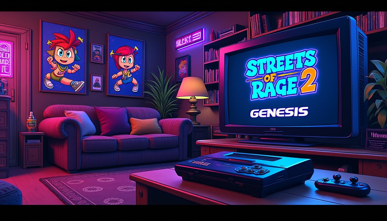 plongez dans l'univers captivant de la megadrive avec 'revivez la rage des rues'. ce voyage nostalgique vous fera revivre les combats acharnés et les aventures palpitantes des jeux emblématiques qui ont marqué une époque. préparez-vous à retrouver votre passion pour les jeux vidéo rétro et à redécouvrir les sensations intenses des salles d'arcade !