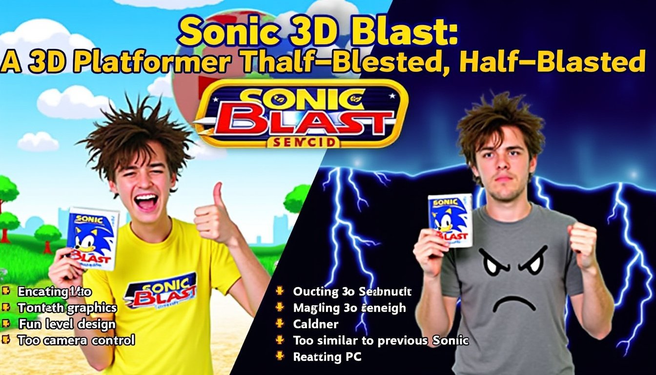 plongez dans l'univers coloré de sonic 3d blast ! redécouvrez ce classique culte de la megadrive à travers des niveaux palpitants et des graphismes en 3d. revivez les aventures épiques du hérisson bleu et réveillez votre nostalgie avec des secrets à explorer et des défis à relever.