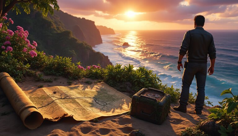 découvrez uncharted 4, une aventure captivante qui mêle trahison et rédemption. suivez nathan drake dans un voyage émotionnel rempli de surprises, de révélations et de choix difficiles. plongez dans un monde riche en explorations et en complexité narrative.