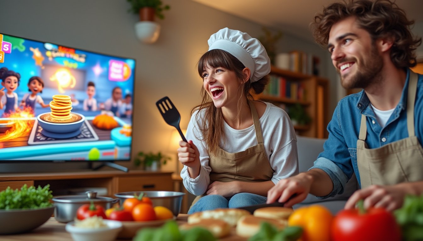 plongez dans l'univers hilarant de overcooked! 2 avec 'la cuisine frénétique'. découvrez comment l'amitié est mise à l'épreuve dans des défis culinaires chaotiques qui nécessitent collaboration et rapidité. préparez-vous à cuisiner, servir et rire ensemble !