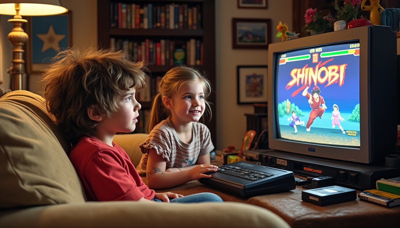 plongez dans l'univers captivant de shinobi sur megadrive, où nostalgie et défis se rencontrent. revivez les aventures de ce classique intemporel, entre graphismes rétro et gameplay intense, pour une expérience inoubliable qui ravira les fans de la première heure et les nouveaux joueurs.