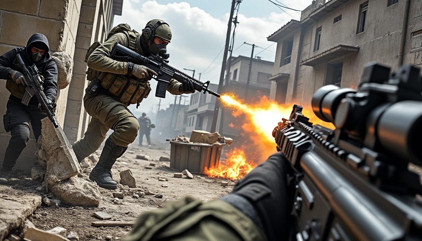 découvrez l'univers captivant de call of duty: modern warfare sur ps4. plongez au cœur d'une expérience de jeu intense avec des graphismes époustouflants, des missions palpitantes et un mode multijoueur compétitif. préparez-vous à affronter vos adversaires dans des batailles épiques et à vivre une aventure immersive inoubliable.