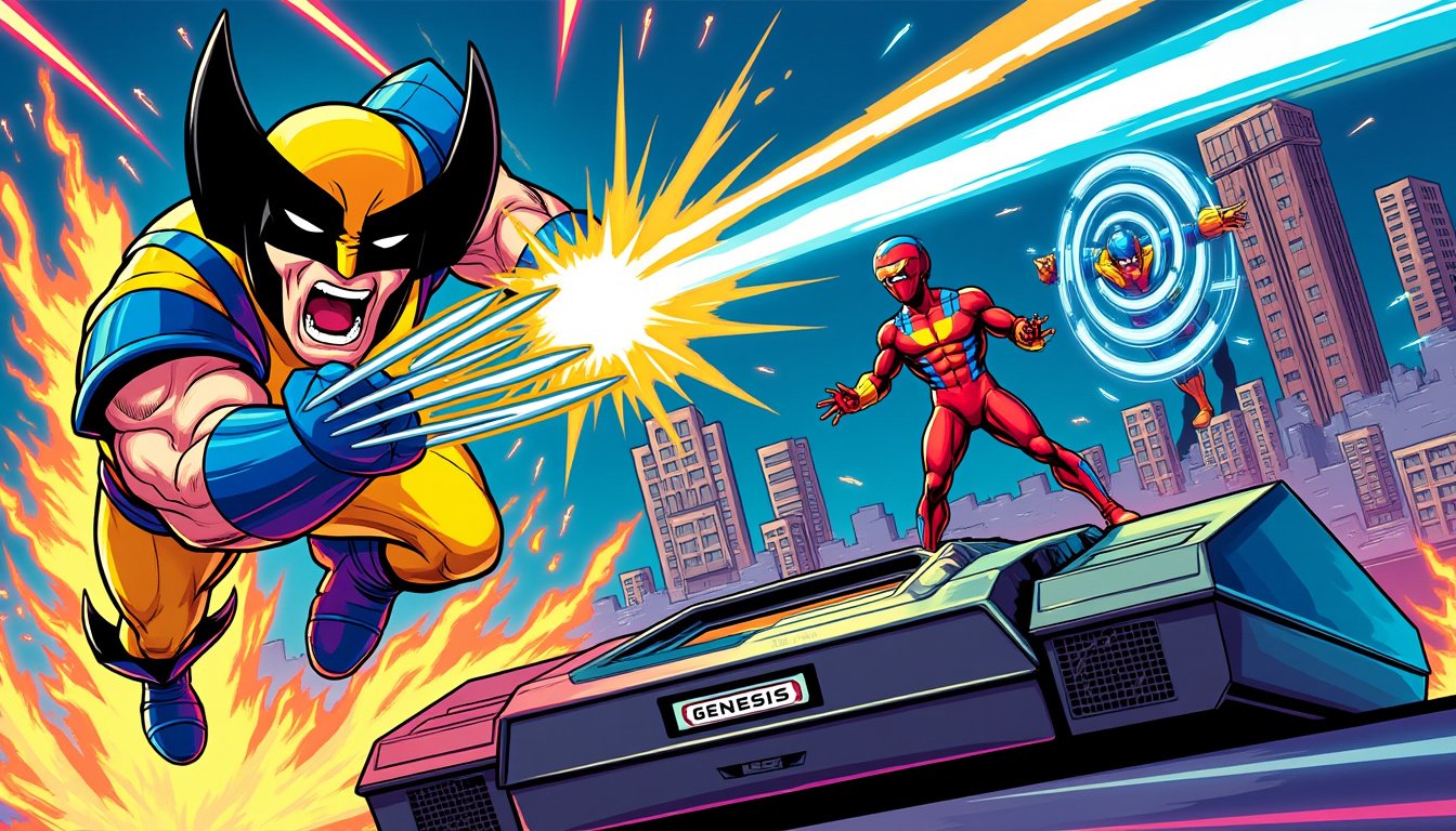 plongez dans l'univers captivant des x-men sur megadrive et revivez des moments emblématiques. partez pour un voyage inoubliable aux côtés de vos super-héros préférés, où aventures et action se rencontrent dans un classique intemporel du jeu vidéo.