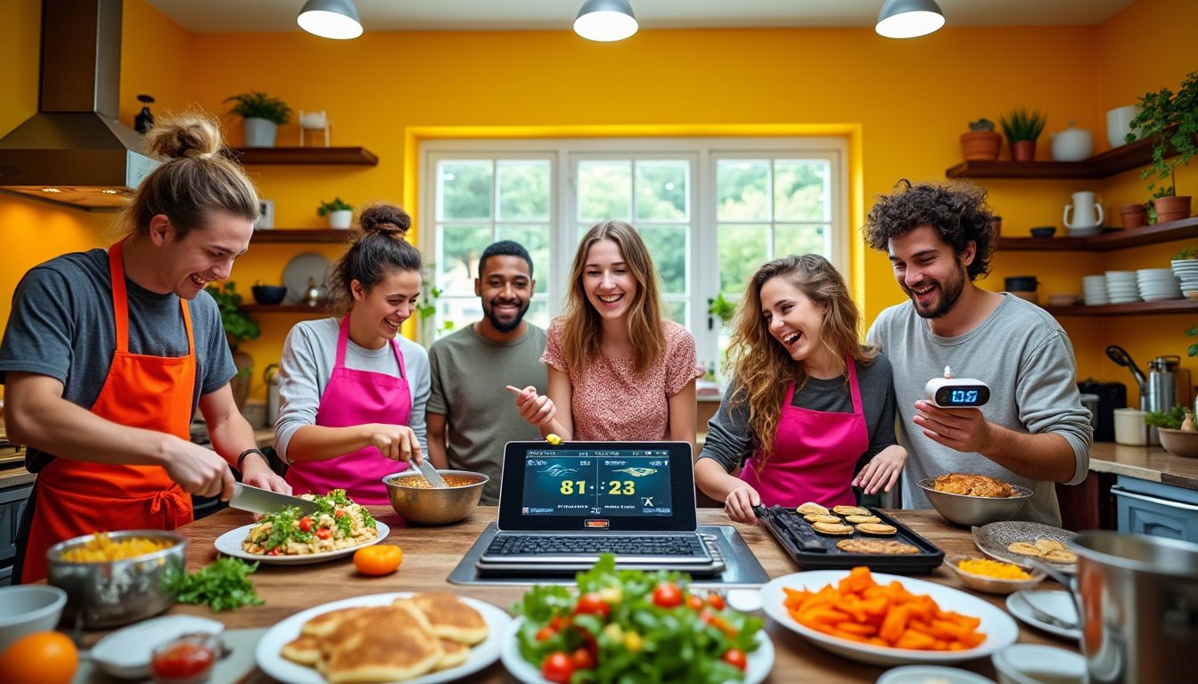 plongez dans le désordre délicieux d'overcooked! all you can eat sur ps5. affrontez vos amis et même vous-même dans des défis culinaires hilarants et chaotiques où la coopération est la clé. préparez-vous à couper, cuire et servir avec frénésie dans ce festin de travail d'équipe et de rires !