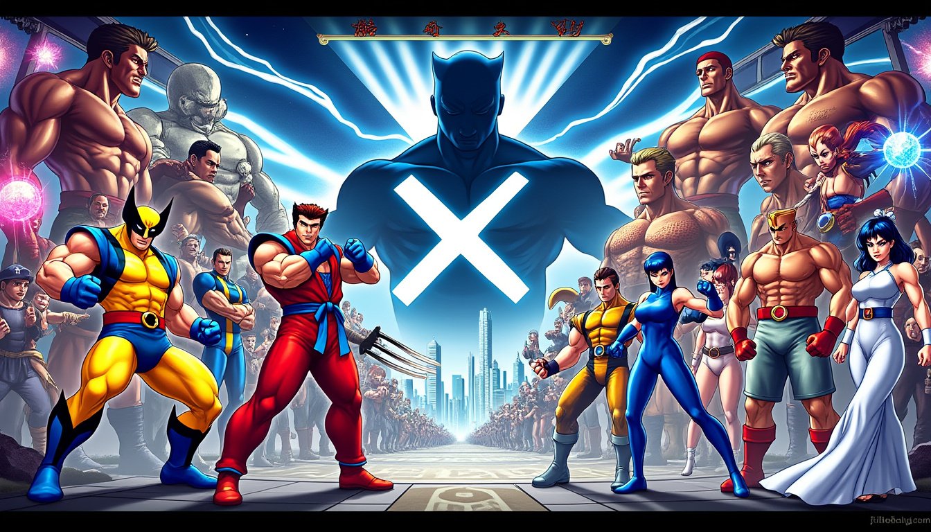 plongez dans l'univers incroyable de x-men vs. street fighter sur ps1 ! découvrez le combat ultime entre vos héros et vilains préférés dans un jeu captivant mêlant action, stratégie et combos dévastateurs. préparez-vous à des affrontements épiques qui dépasseront toutes vos attentes !