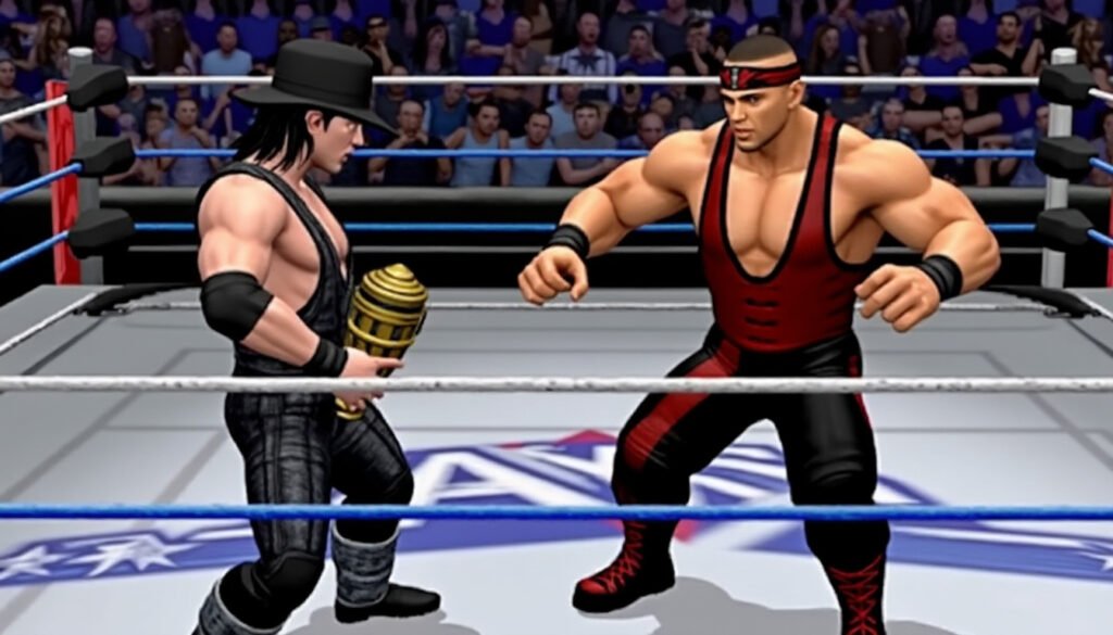 Jeu PS2 WWE SmackDown Vs Raw 2008 – PAL Français – Testé Et Fonctionnel (DVD Seul)