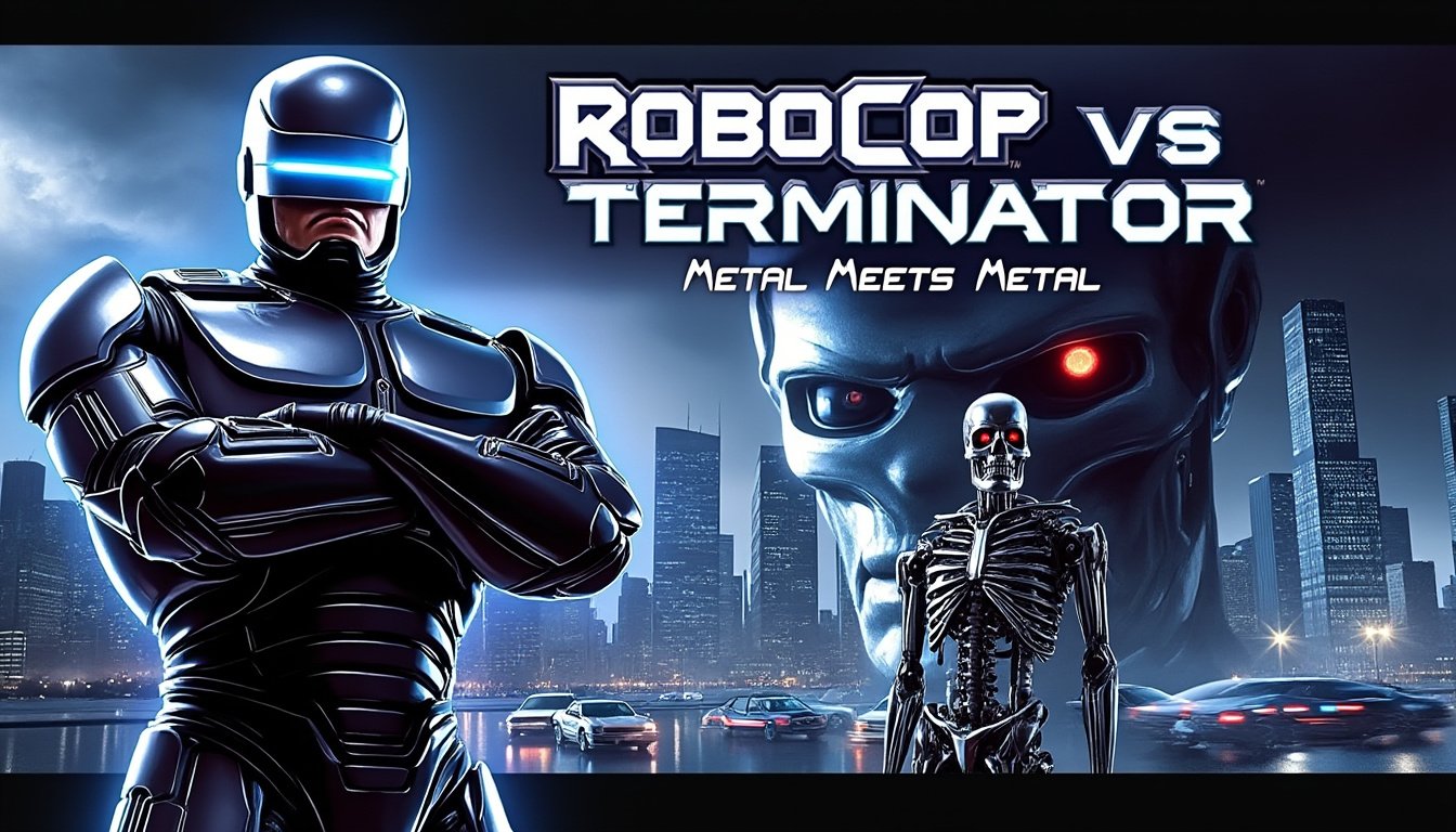 plongez dans l'univers captivant de 'la revanche des robots : robocop contre terminator' sur megadrive. vivez une aventure palpitante où deux icônes de la science-fiction s'affrontent dans des combats épiques. préparez-vous à action, stratégie et nostalgie dans ce classique emblématique des années 90 !
