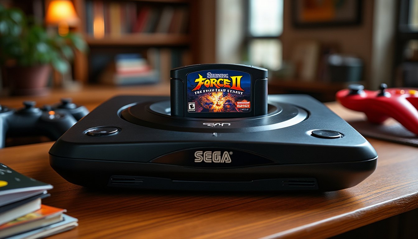 plongez dans l'aventure épique de shining force ii sur megadrive, un jeu de rôle stratégique captivant où la magie et le combat se rencontrent. rejoignez des héros courageux dans leur quête pour sauver le royaume et vivez des batailles palpitantes, des intrigues passionnantes, et une histoire mémorable. préparez-vous à un voyage inoubliable dans cet univers fantastique!