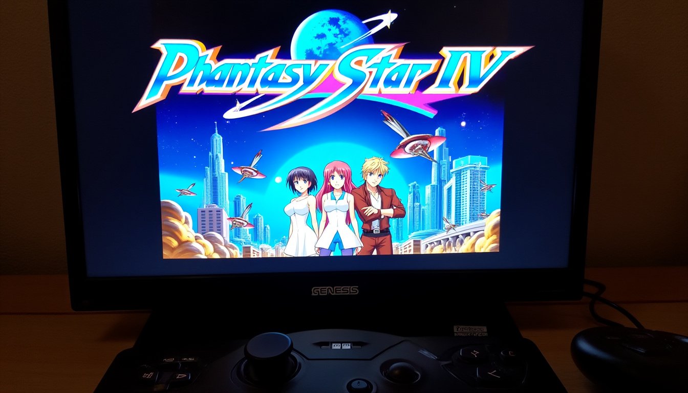 plongez dans l'aventure mythique de phantasy star iv sur megadrive. explorez des mondes fascinants, rencontrez des personnages inoubliables et vivez une épopée épique au sein d'un récit captivant. parfait pour les amateurs de jeux rétro et de rpg !