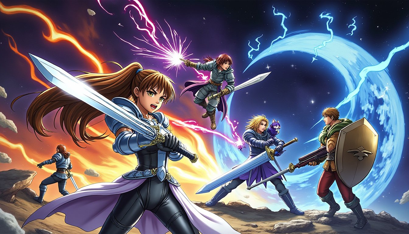 plongez dans l'univers fantastique de phantasy star iv sur megadrive, un rpg légendaire qui vous embarque dans une épopée épique à travers des mondes captivants et des aventures inoubliables. découvrez des personnages mémorables, une histoire riche, et des combats palpitants qui feront de votre voyage un véritable chef-d'œuvre du jeu vidéo.