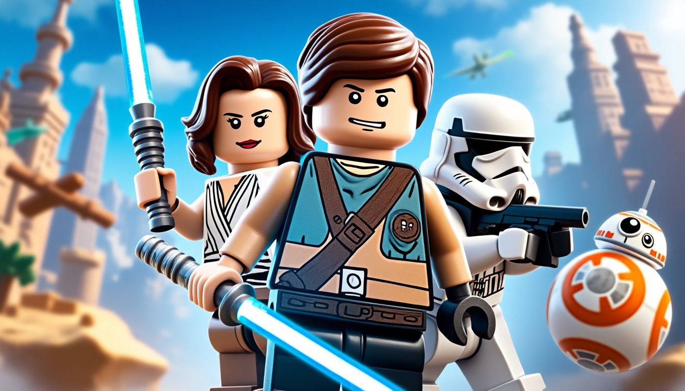 découvrez l'incroyable aventure de lego star wars: the skywalker saga sur ps4. vivez une expérience immersive en explorant les légendaires histoires des films star wars tout en construisant, combattant et résolvant des énigmes dans un monde rempli de créativité et d'humour unique. préparez-vous à plonger dans une galaxie lointaine où le fun n'a pas de limites!