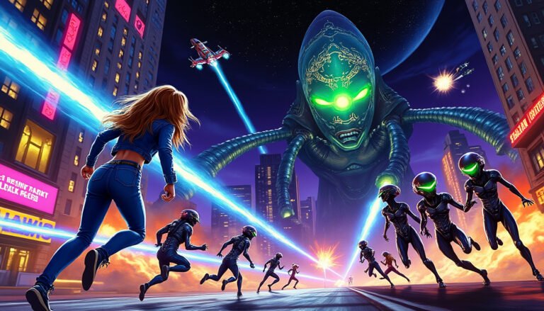 découvrez alien storm sur megadrive, un jeu d'action palpitant où vous affronterez des extraterrestres menaçants. plongez dans des niveaux dynamiques remplis d'adrénaline, d'ennemis redoutables et de combats intenses. revivez l'expérience rétro et explorez cet univers fascinant qui allie graphismes saisissants et gameplay addictif.