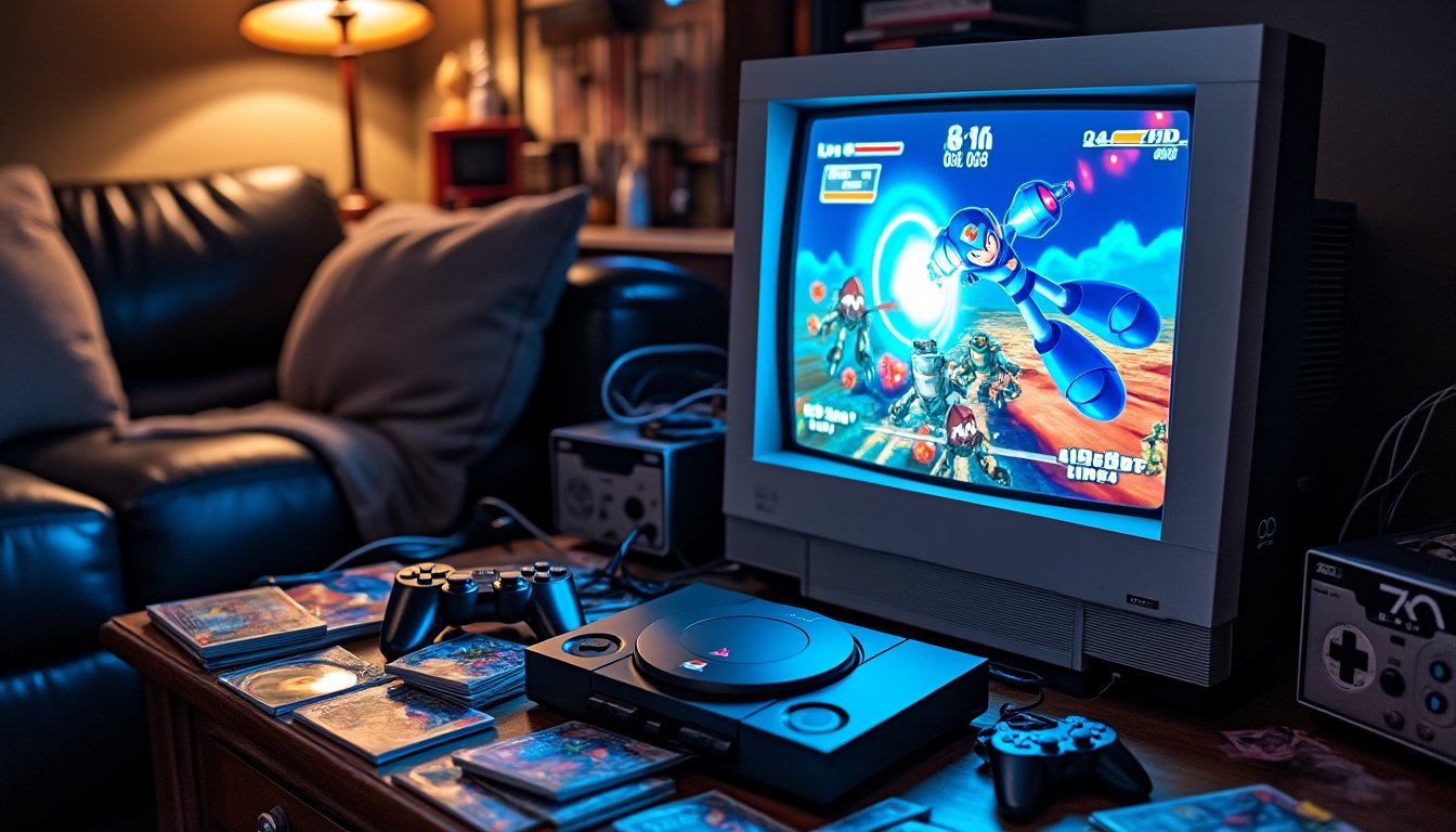 découvrez mega man x4 sur ps1, un incontournable du jeu vidéo à redécouvrir. plongez dans cette aventure palpitante et explorez un univers riche en action, avec des graphismes emblématiques et un gameplay captivant. ne manquez pas l'occasion de revivre cet épisode légendaire qui a marqué l'histoire des jeux vidéo !