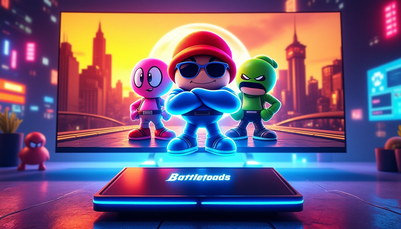 plongez dans l'univers emblématique de battletoads sur mega drive et relevez le défi ultime dans ce jeu légendaire. revivez l'action frénétique, les combats palpitants et les moments mémorables qui ont marqué toute une génération de joueurs. préparez-vous à affronter des ennemis redoutables et à vivre une aventure inoubliable.