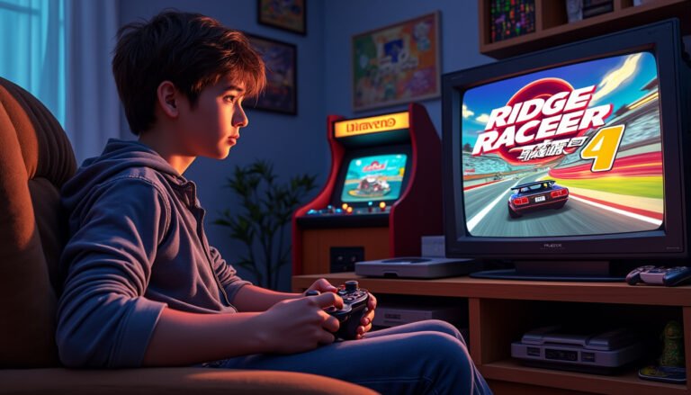 découvrez comment ridge racer type 4 sur ps1 redéfinit le jeu de course avec ses graphismes époustouflants, ses contrôles raffinés et sa bande sonore inoubliable. plongez dans un univers de vitesse et de sensations fortes qui a marqué toute une génération de joueurs !