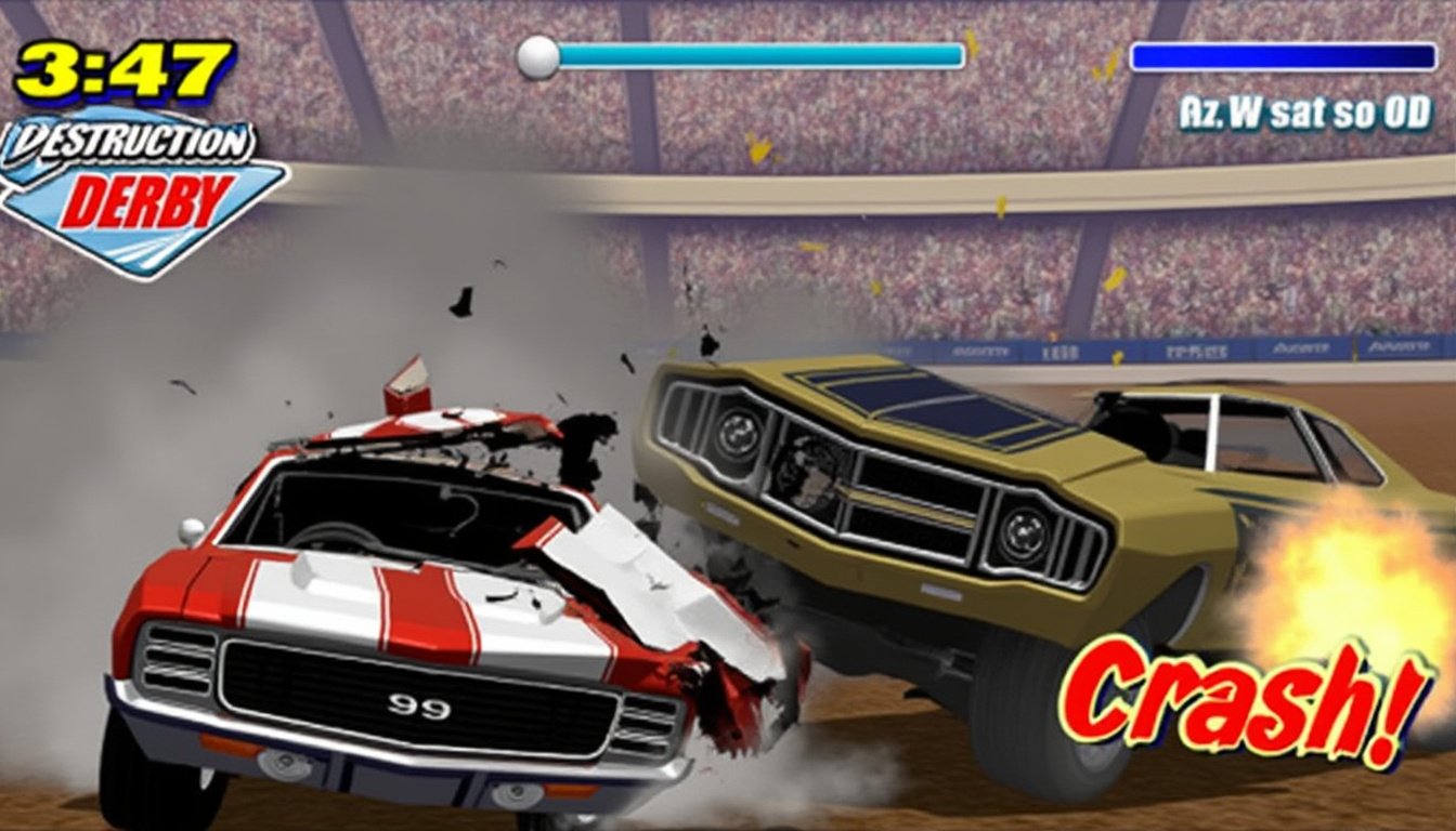 découvrez la vérité choquante sur destruction derby sur ps1, un jeu emblématique qui a marqué les esprits des joueurs. explorez les secrets cachés, les controverses et les anecdotes surprenantes que personne n'ose dévoiler. plongez dans l'univers brut de ce jeu de course destructeur et révélez des éléments fascinants que même les fans les plus dévoués ignorent.