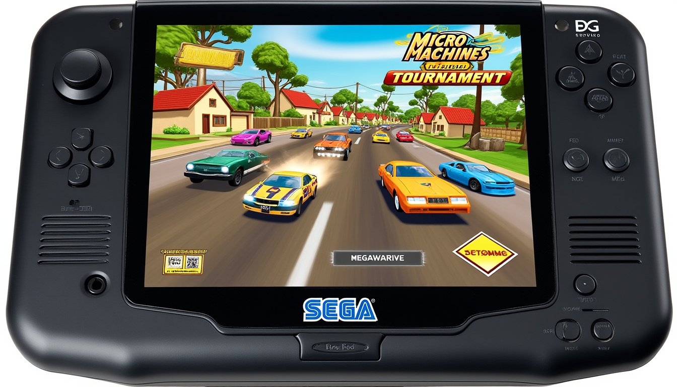 plongez dans l'univers rétro de micro machines 2 sur megadrive et ressentez l'adrénaline des courses à grande vitesse. redécouvrez des circuits miniatures, des véhicules originaux et des batailles effrénées contre vos amis. une expérience nostalgique à ne pas manquer !