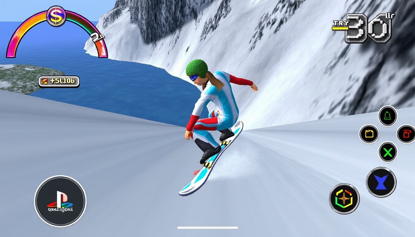 revivez la frénésie du snowboard avec cool boarders 3 sur ps1 ! découvrez un jeu emblématique rempli de tricks, de pistes dans des paysages enneigés et une jouabilité inégalée. plongez dans cet univers rétro et redécouvrez les sensations d'une époque où le fun était à son paroxysme.