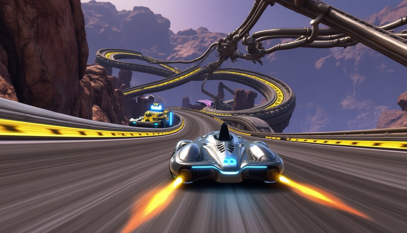 découvrez wipeout 3 sur ps1, un jeu qui réinvente la course futuriste. plongez dans des environnements époustouflants et vivez des sensations fortes avec des vaisseaux ultramodernes. préparez-vous à transformer votre expérience de jeu avec des graphismes captivants et une bande-son dynamique !