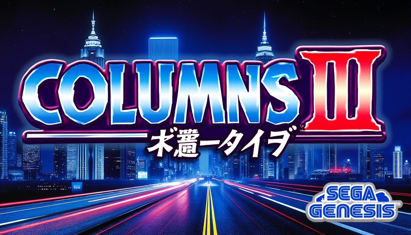 plongez dans l'univers intemporel de columns iii sur megadrive ! revivez l'excitation de ce classique des années 90 avec ses défis de puzzle captivants. préparez-vous à des heures de divertissement en combinant les gems et en affrontant vos amis dans ce jeu emblématique qui a marqué toute une génération.