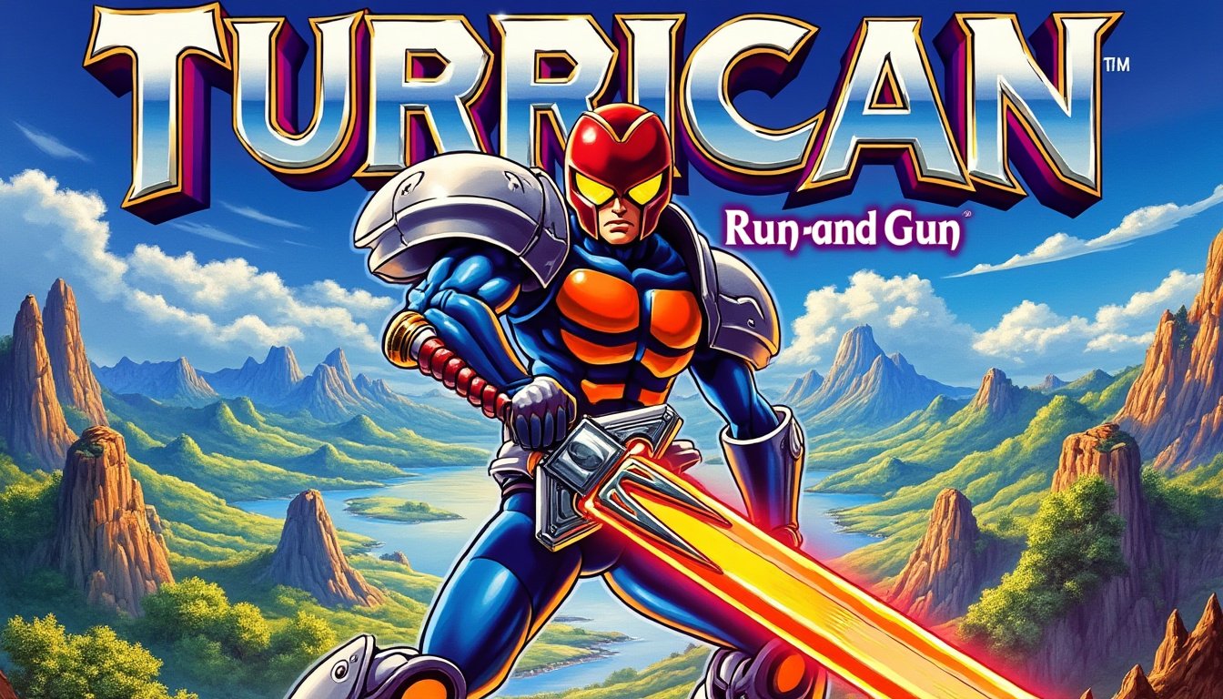 plongez dans l'univers palpitant de turrican sur megadrive, une aventure épique remplie d'action, de défis et de graphismes mémorables. rejoignez le héros dans sa lutte contre les forces du mal et découvrez des niveaux captivants qui testeront vos compétences. revivez la magie de ce classique intemporel et préparez-vous à une expérience de jeu rétro inoubliable !