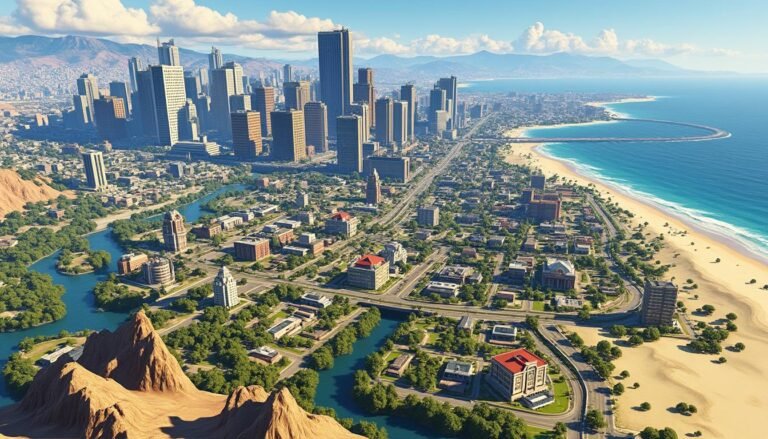découvrez la carte complète de gta 6, dévoilée il y a trois ans, qui promet d'offrir un monde ouvert étonnant. explorez les paysages variés, les villes animées et les secrets cachés de cette nouvelle aventure dans l'univers de grand theft auto.