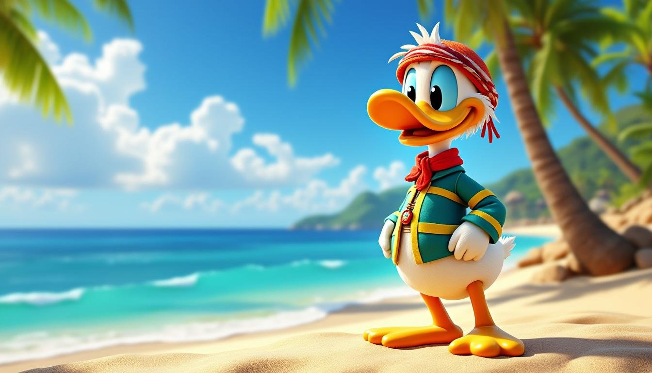 plongez dans l'aventure audacieuse de donald duck à maui mallard ! suivez notre héros dans une quête inspirante remplie de défis, d'humour et de découvertes inoubliables au cœur d'îles exotiques. une expérience unique qui ravira petits et grands !