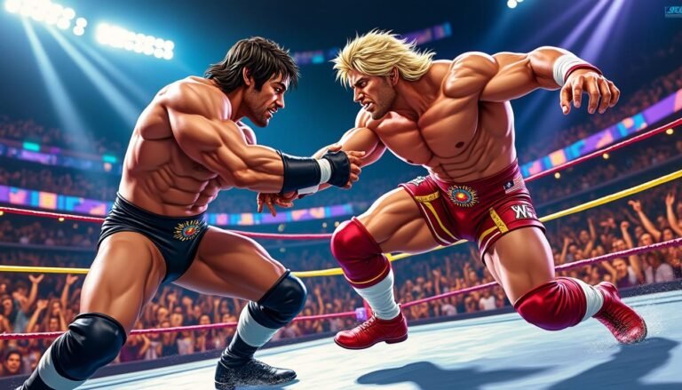 découvrez le pouvoir de la passion avec wwf super wrestlemania sur megadrive ! plongez dans l'univers captivant de la lutte, revivez des combats emblématiques et maîtrisez vos lutteurs préférés. préparez-vous à une expérience inoubliable où la stratégie et l'adrénaline s'entrechoquent dans un ring virtuel.