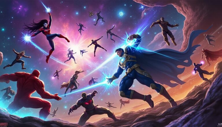 découvrez marvel cosmic invasion, un chef-d'œuvre en 2d qui vous envoûtera avec ses combats éblouissants. plongez dans cet univers captivant lors du sgf 2025, où la magie du cosmos rencontre des graphismes époustouflants et une action palpitante.