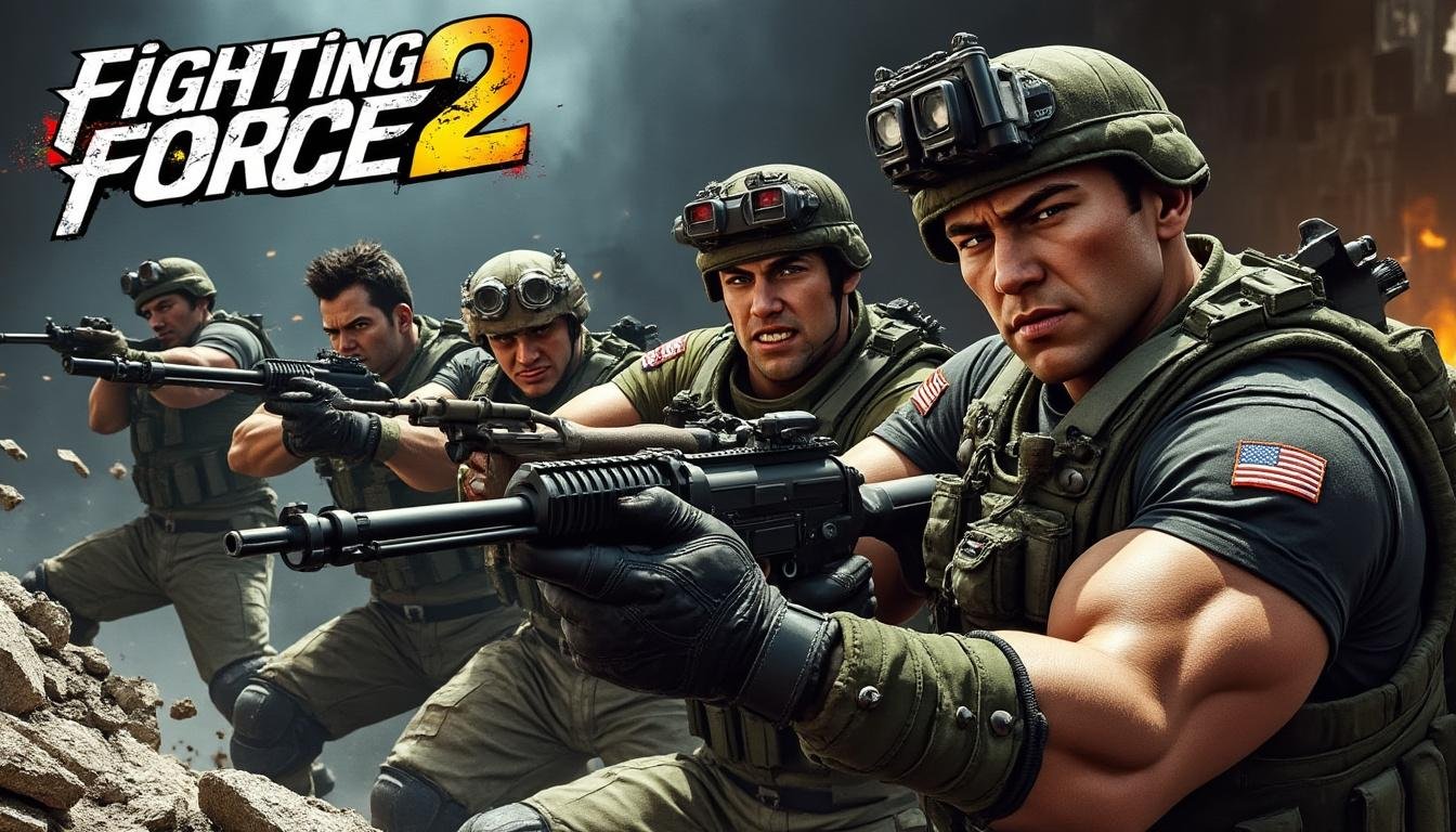 découvrez fighting force 2 sur ps1, un jeu emblématique qui vous replongera dans l'univers du beat 'em up des années 90. revivez des moments inoubliables de votre enfance avec des combats palpitants et une aventure dynamique qui redéfinit le plaisir du jeu vidéo !
