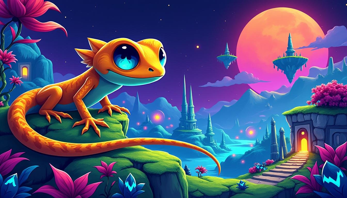revivez l'aventure iconique de gex: enter the gecko sur ps1 ! plongez dans un monde riche en humour et en défis, découvrez des niveaux colorés et des personnages mémorables. préparez-vous à une nostalgie gaming inoubliable !