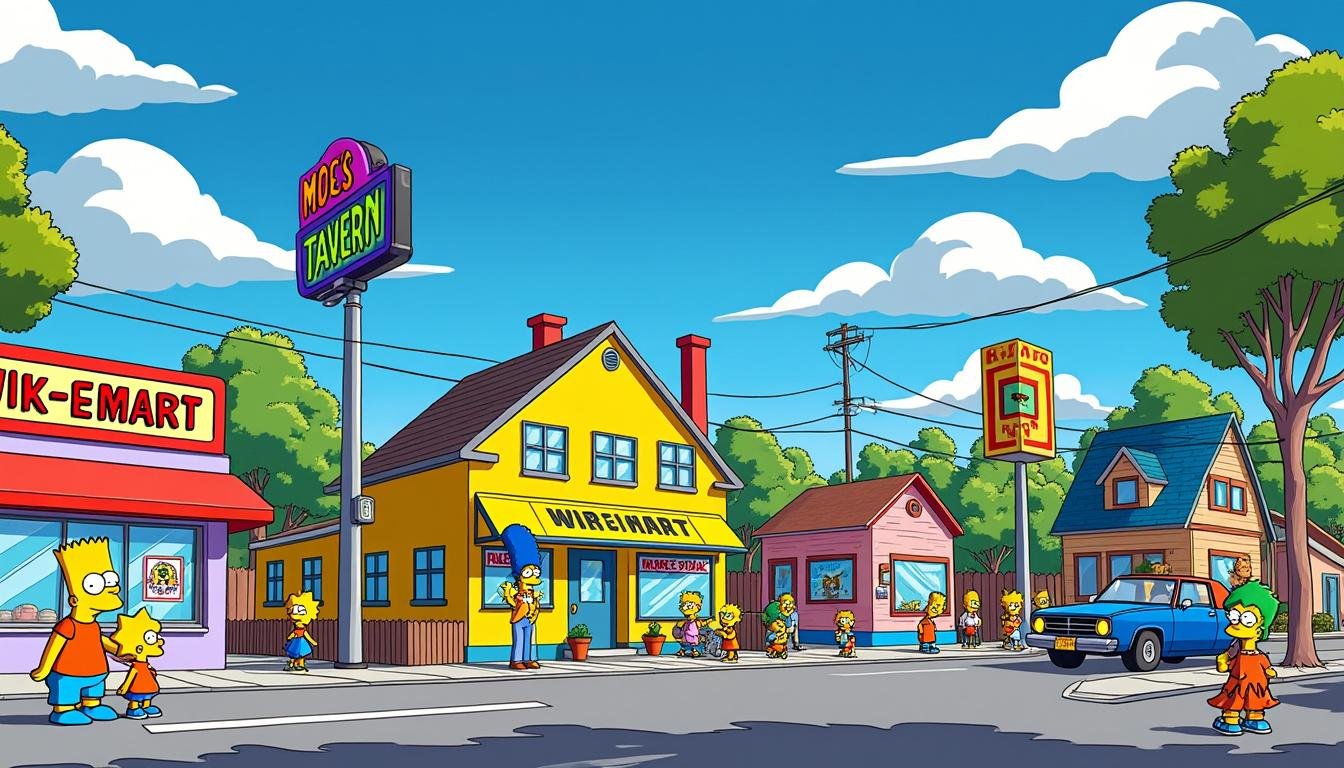 Jeu Vidéo Virtual Springfield (Les Simpson) - PC - Édition 1997 - Occasion Très Bon état