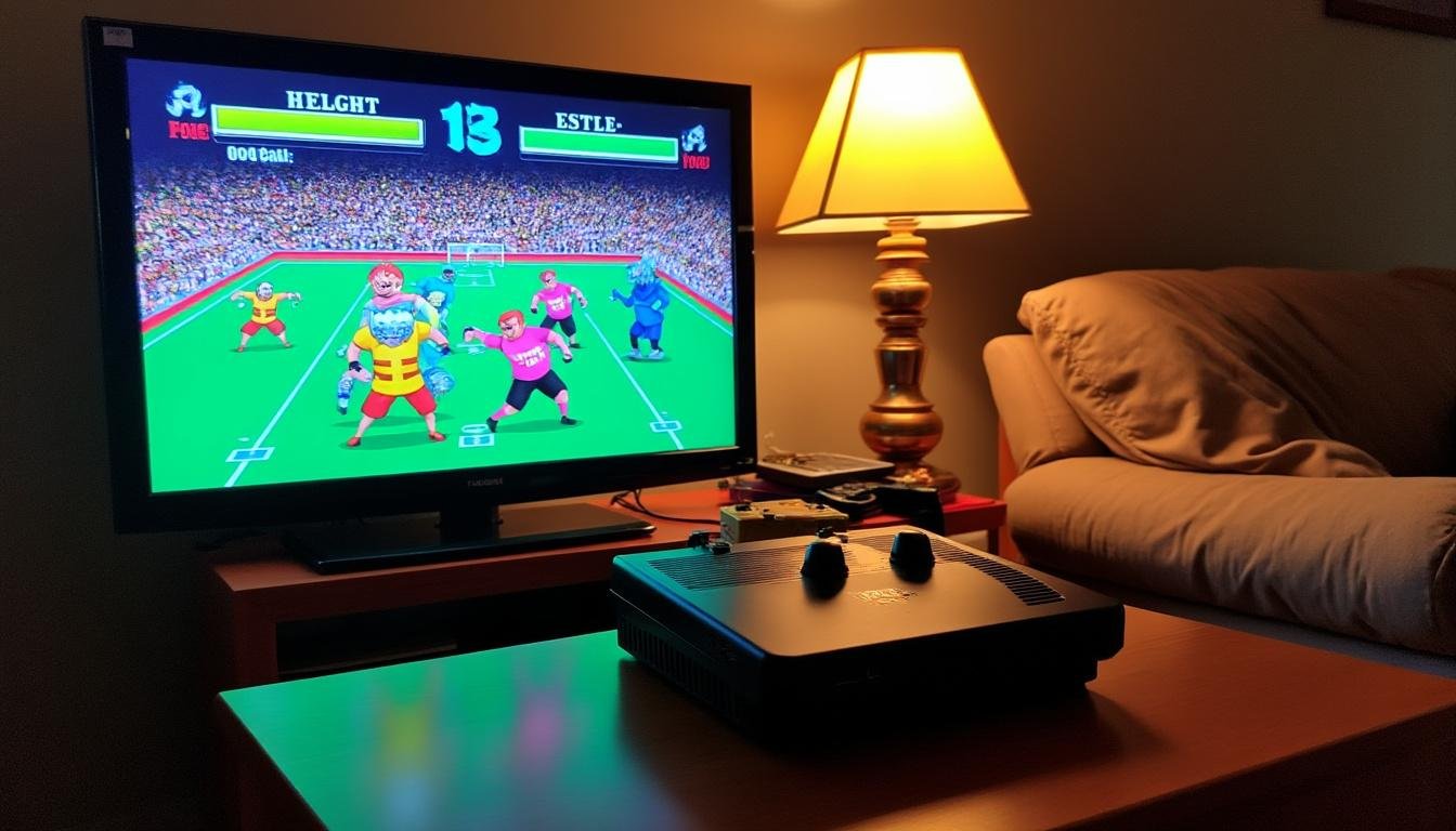découvrez l'univers hilarant et déjanté de mutant league football sur megadrive, où le sport rencontre l'absurde dans des matchs endiablés. préparez-vous à des personnages loufoques, des actions détonantes et un gameplay fun qui redéfinit le football. plongez dans cette expérience unique et nostalgique qui ravira les fans de la megadrive!