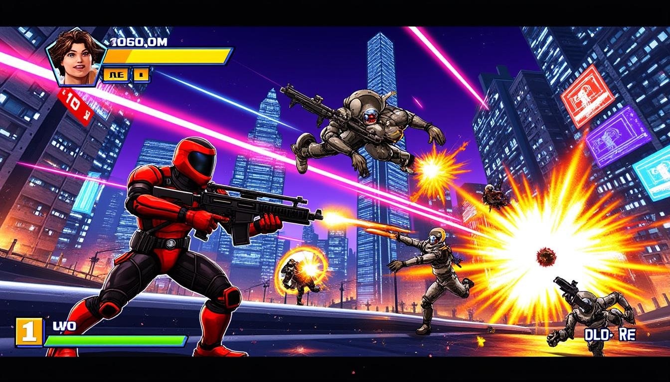 plongez dans l'univers captivant de gunstar super heroes sur megadrive. revivez l'aventure palpitante de ce classique intemporel, avec ses graphismes colorés, son gameplay dynamique et ses combats épiques. préparez-vous à redécouvrir la magie de ce jeu légendaire qui a marqué toute une génération.