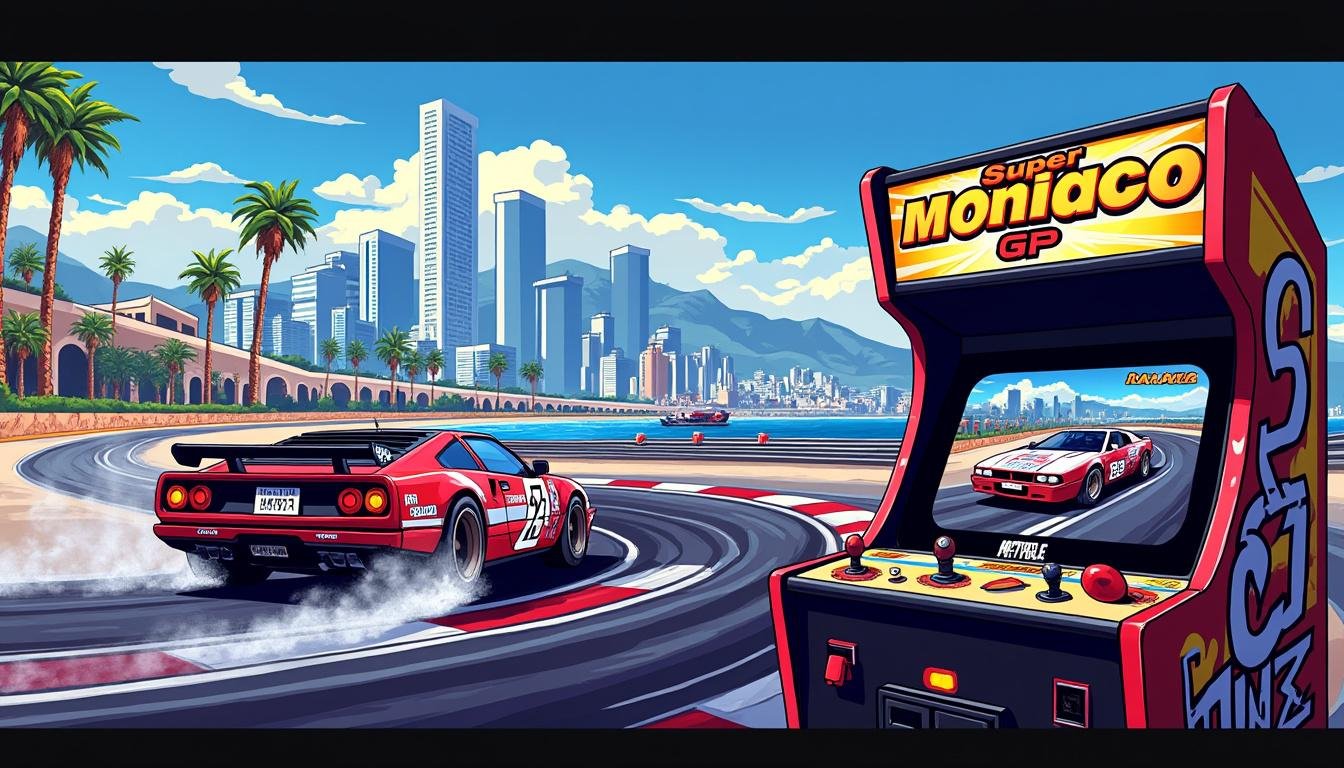plongez dans l'univers captivant du super monaco gp sur megadrive. revivez l'excitation des courses légendaires tout en laissant la nostalgie vous envahir. un voyage entre passion pour le sport automobile et souvenirs d'enfance!