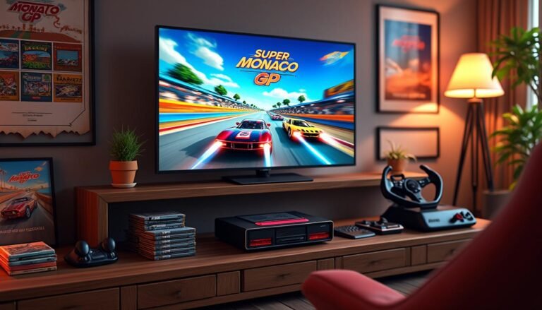 revivez la magie du super monaco gp sur megadrive, un jeu emblématique mêlant passion pour la course et nostalgie des années 90. plongez dans l'univers des défis, des circuits mythiques et des souvenirs inoubliables.