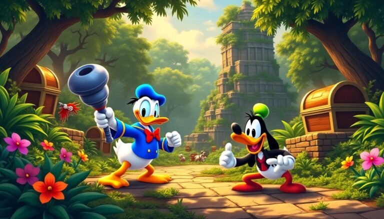 découvrez l'aventure intemporelle de quackshot starring donald duck sur megadrive. plongez dans un voyage nostalgique rempli de défis, d'humour et de découvertes, où donald et ses amis affrontent des ennemis colorés à travers des mondes variés. revivez les moments clés de ce classique incontournable et replongez dans l'univers magique de votre enfance.