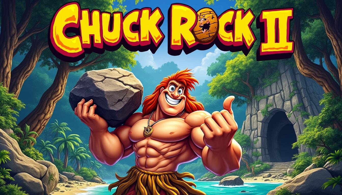 découvrez l'univers fou et coloré de chuck rock sur megadrive ! rejoignez ce héros burlesque dans une aventure hilarante remplie d'humour, de défis et de combats comiques contre des dinosaures. plongez dans un jeu rétro emblématique qui vous fera revivre la magie des années 90 !