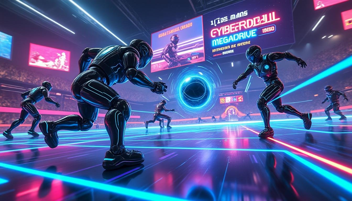 découvrez cyberball megadrive, un jeu d'arcade passionnant alliant stratégie et action, où vous devez piloter des robots en plein match de football futuriste. plongez dans cet univers captivant rempli d'adrénaline et de défis pour devenir le champion ultime !