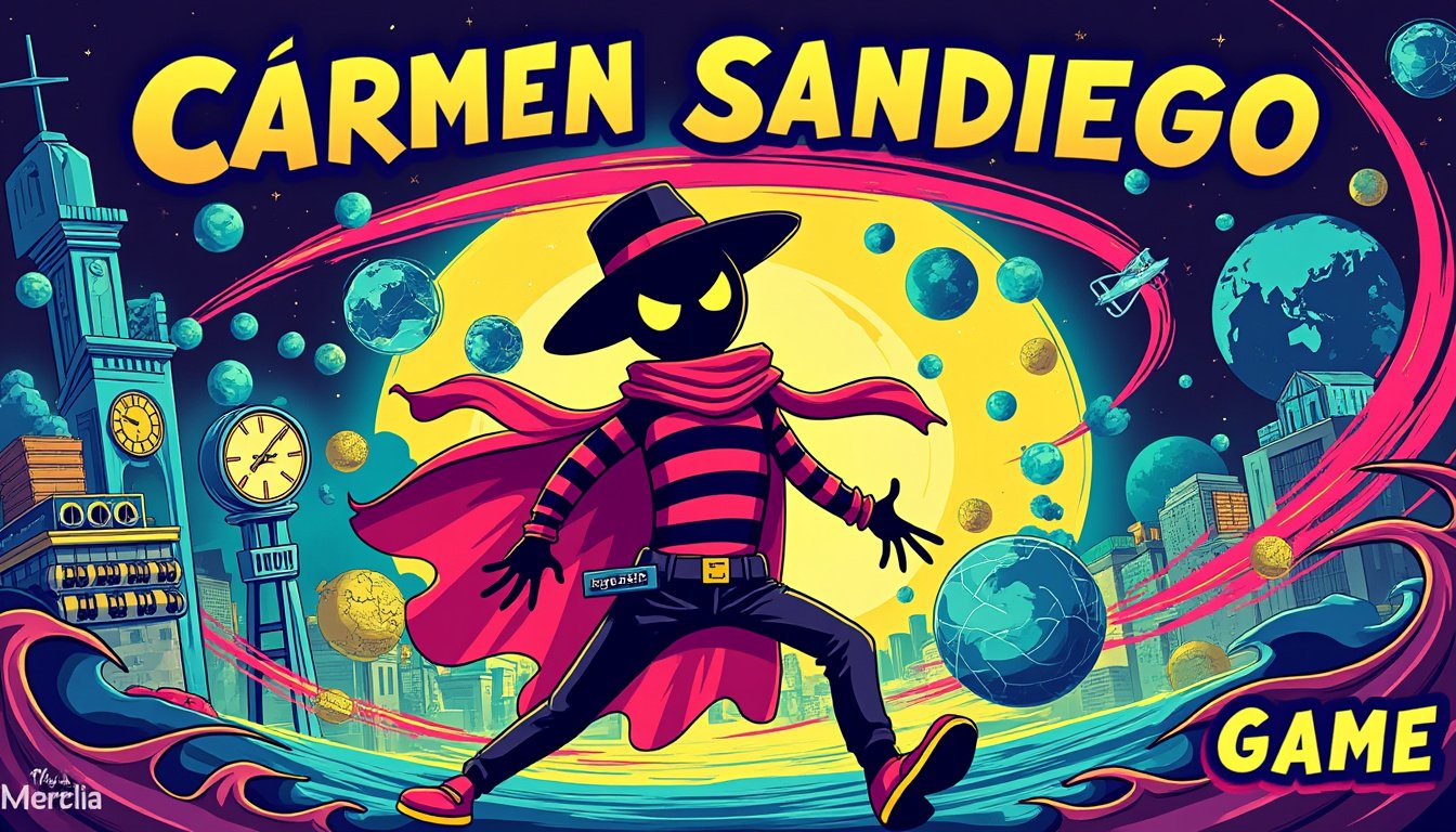 partez à la poursuite de carmen sandiego sur megadrive ! redécouvrez cette aventure intemporelle mêlant enquête et exploration à travers le monde dans un jeu culte plein de mystères.