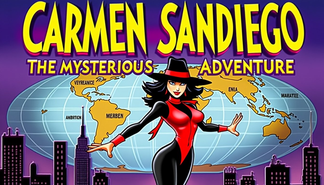 plongez dans une aventure captivante avec 'à la poursuite de carmen sandiego' sur megadrive ! explorez des lieux emblématiques, résolvez des énigmes et partez sur les traces de la célèbre voleuse dans ce jeu intemporel. parfait pour les amateurs de rétro-gaming et de défis intellectuels.