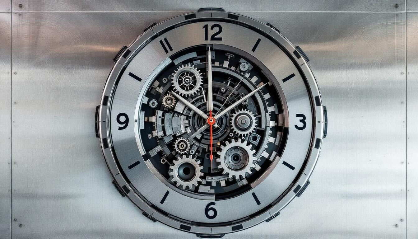 Ajoutez une touche d'élégance à votre intérieur avec notre horloge murale vintage. Parfaite pour une décoration rétro, elle allie style classique et charme intemporel pour sublimer toutes vos pièces.