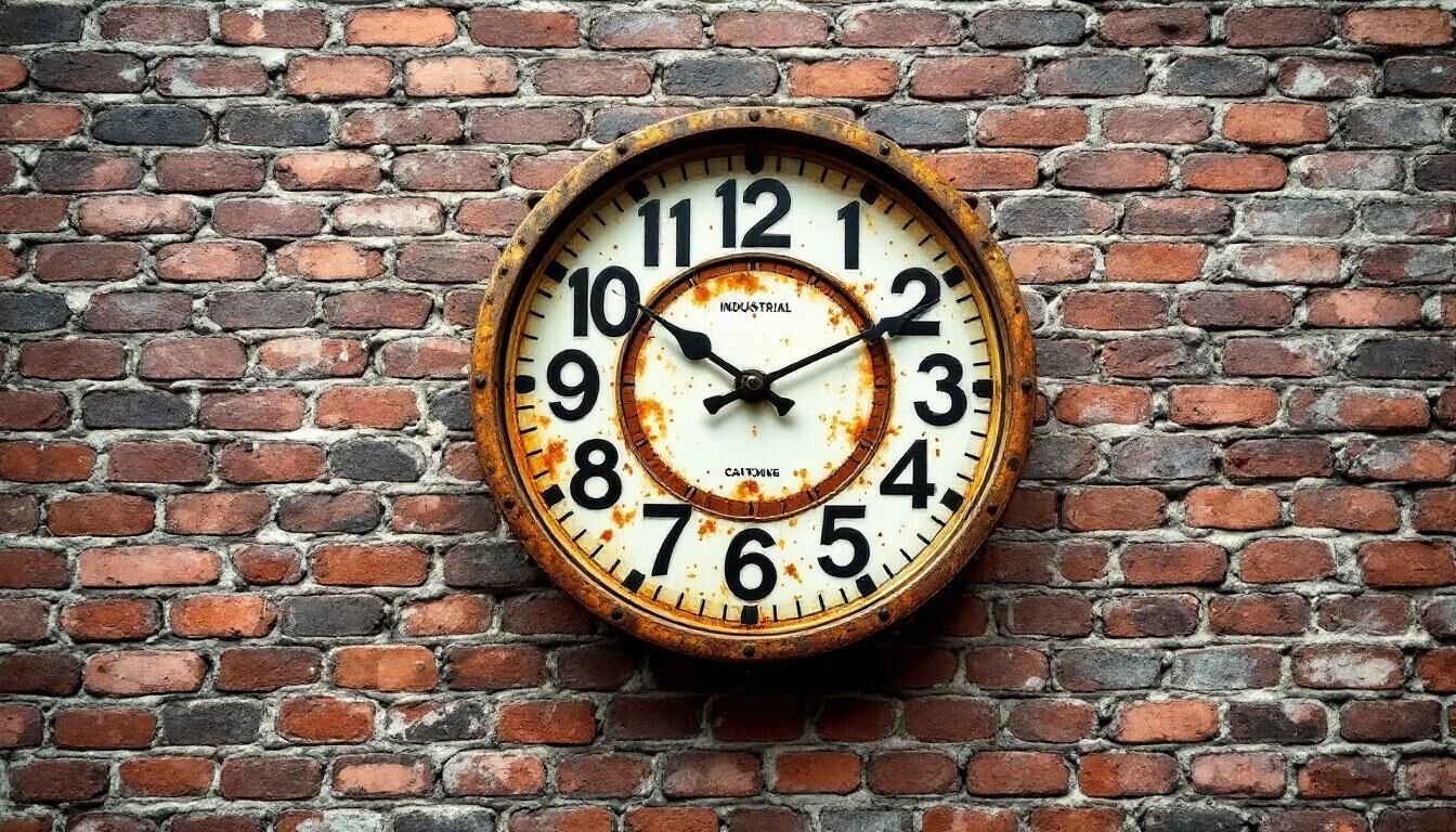 Apportez une touche d’élégance rétro à votre intérieur avec notre horloge murale vintage. Idéale pour sublimer votre décoration et créer une ambiance authentique et chaleureuse.