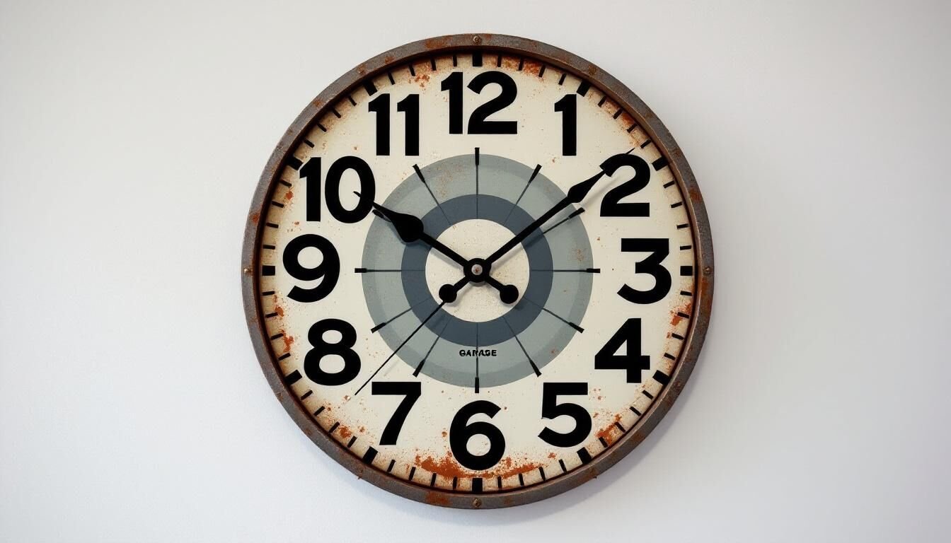 Ajoutez une touche d'élégance à votre intérieur avec notre horloge murale vintage. Parfaite pour une décoration rétro, elle combine style classique et authenticité pour sublimer votre maison.