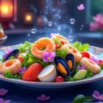 Découvrez la recette étoilée de la salade de fruits de mer Disney Dreamlight Valley : guide pas à pas pour un plat d&rsquo;exception