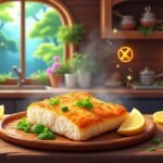Morue croustillante au four dans Dreamlight Valley : guide pour réussir cette recette deux étoiles
