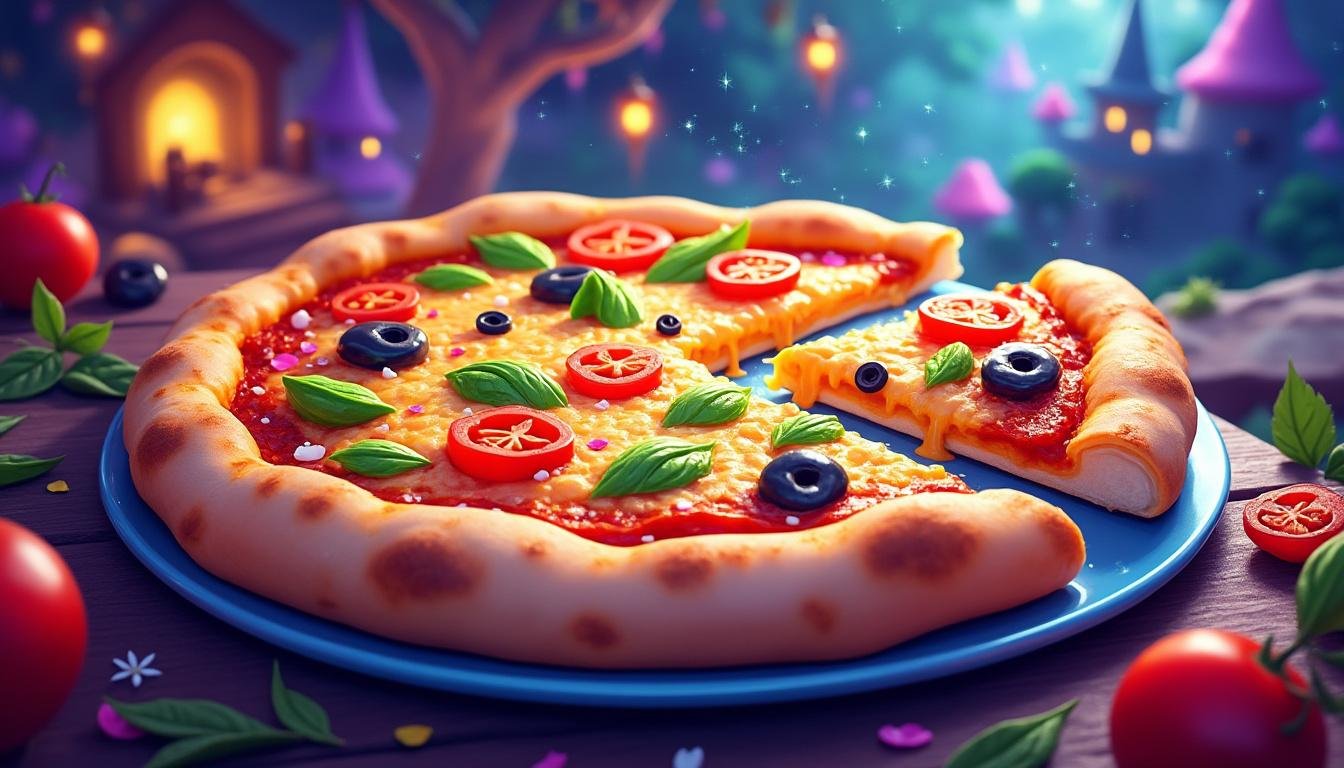 découvrez la recette étoilée de la pizza végétarienne magique de disney dreamlight valley, un incontournable à maîtriser pour régaler vos papilles avec des saveurs enchantées.